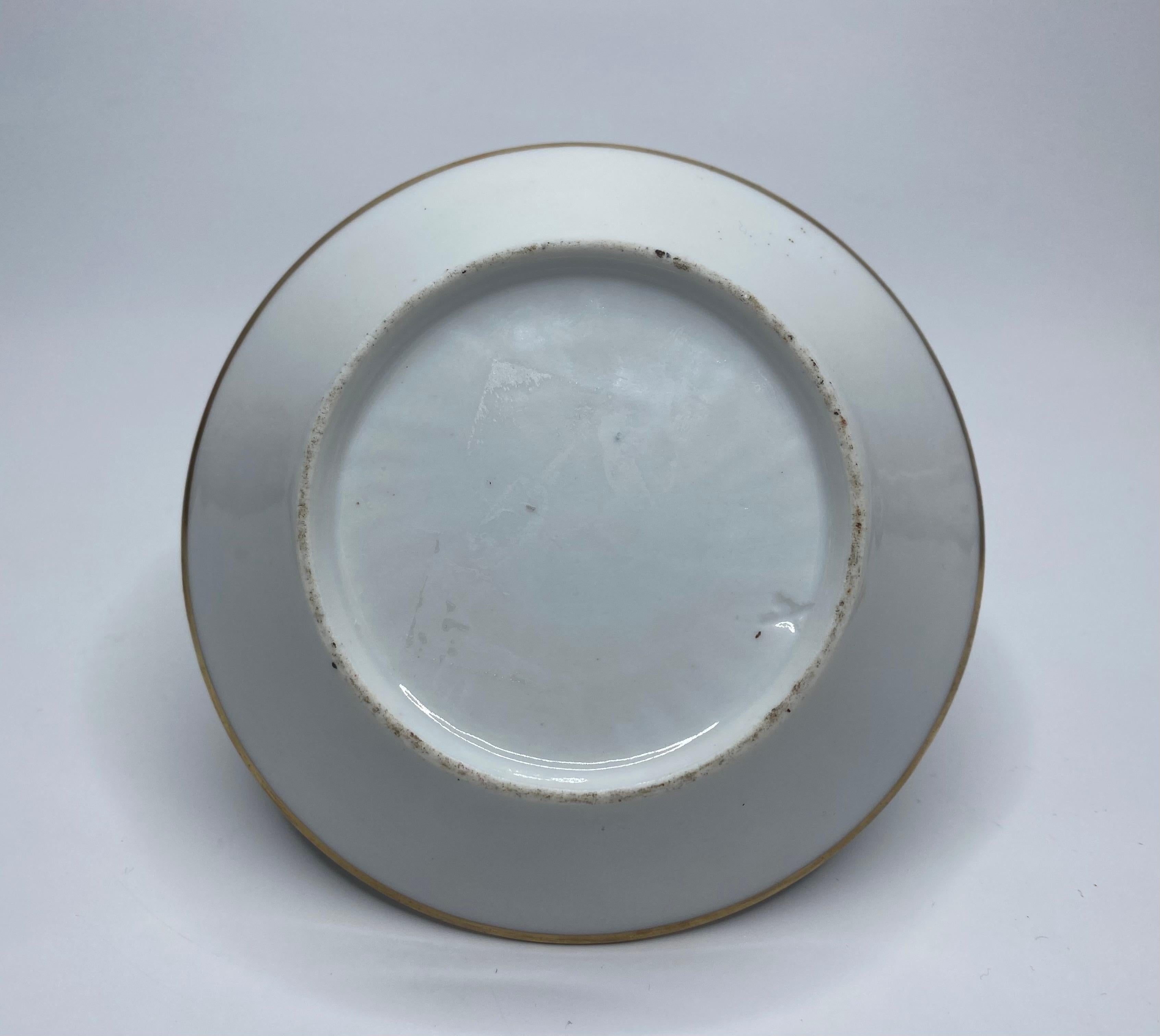Paris porcelain coffee can & saucer, c. 1810. For Sale 7