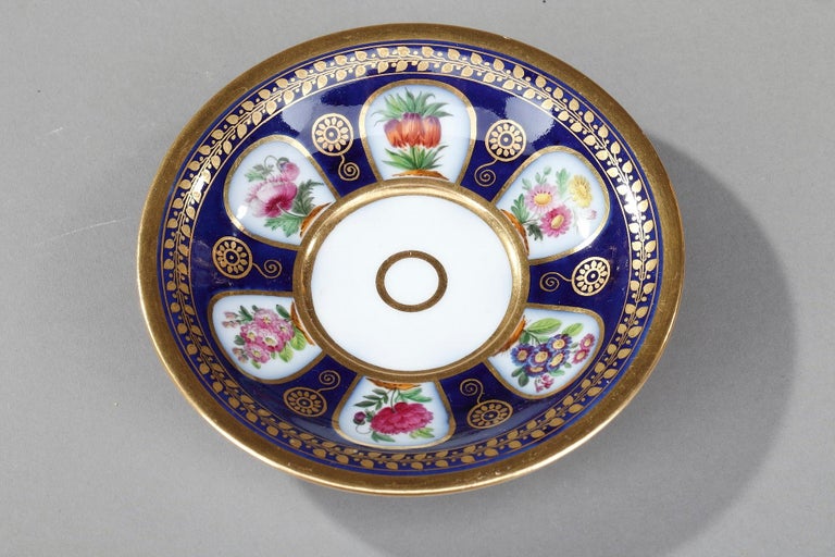 Paris Porcelain Coffee Service in Charles X-Style For Sale 2