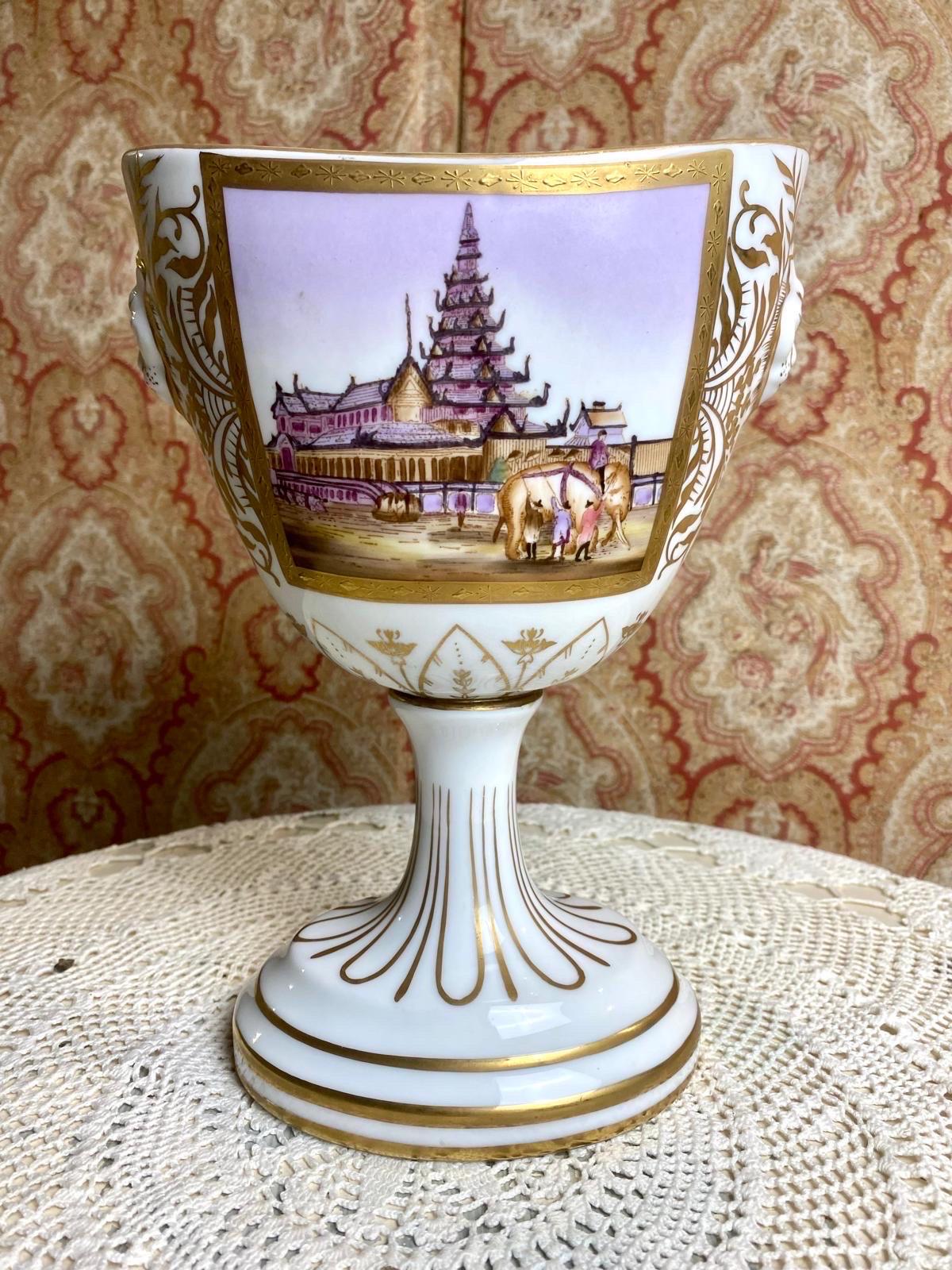 Pariser Porzellankutsche mit orientalischem Dekor - Ende 19. Jahrhundert im Angebot 8