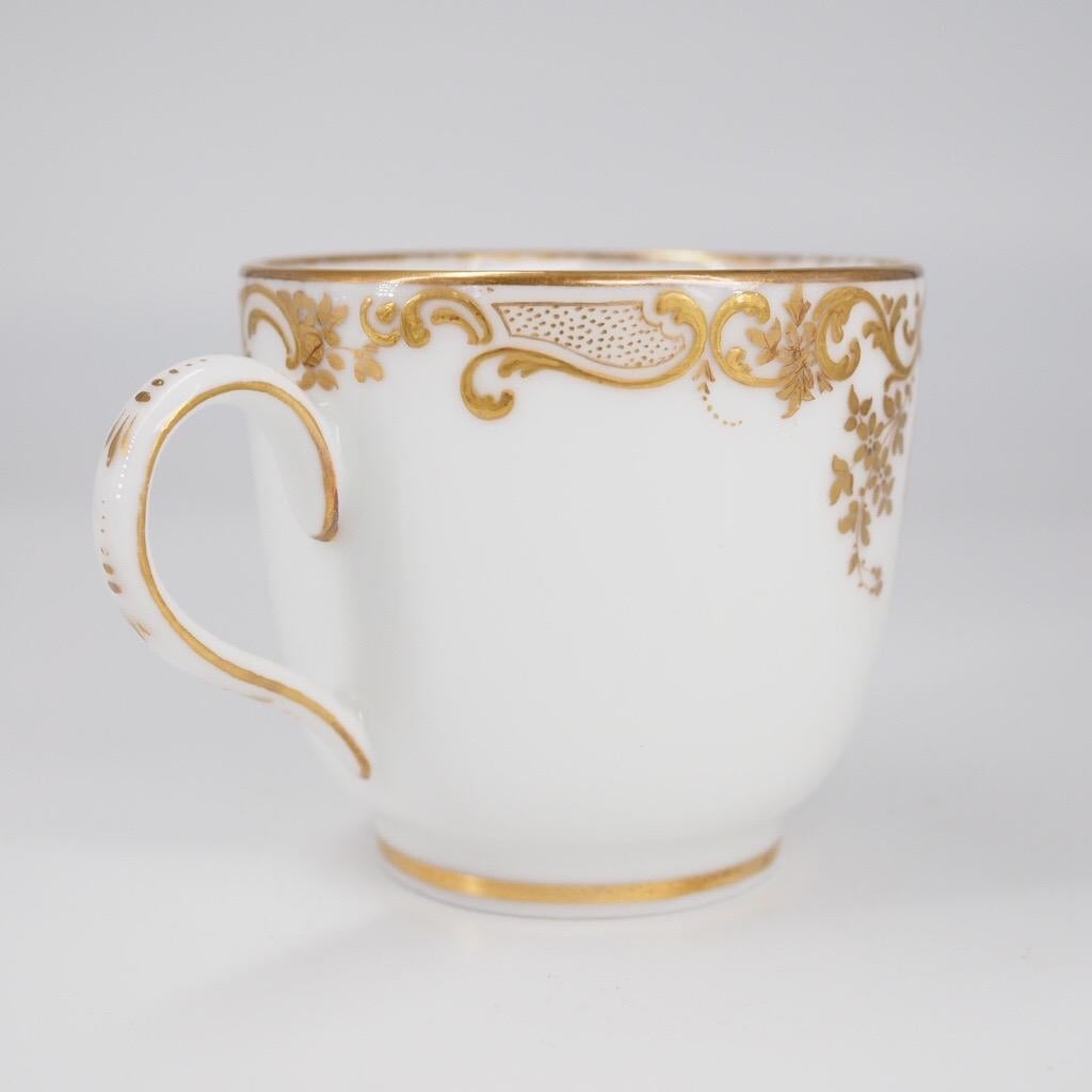 Paris Porcelain Cup & Saucer, Armorial ‘Boyer Succsr to Feuillet’, c. 1850 For Sale 6
