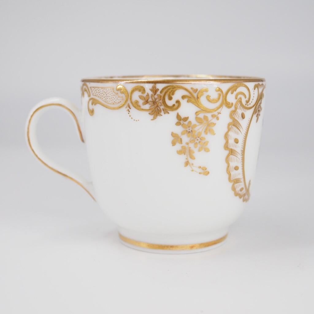 Paris Porcelain Cup & Saucer, Armorial ‘Boyer Succsr to Feuillet’, c. 1850 For Sale 7