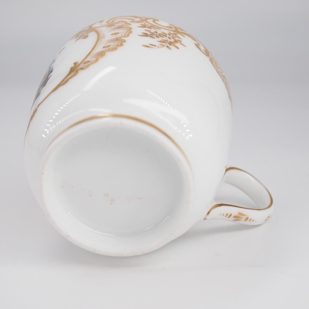 Pariser Porzellanbecher und Untertasse, Wappenschmuck von Junge Boyer Succsr to Feuillet, um 1850 im Angebot 10