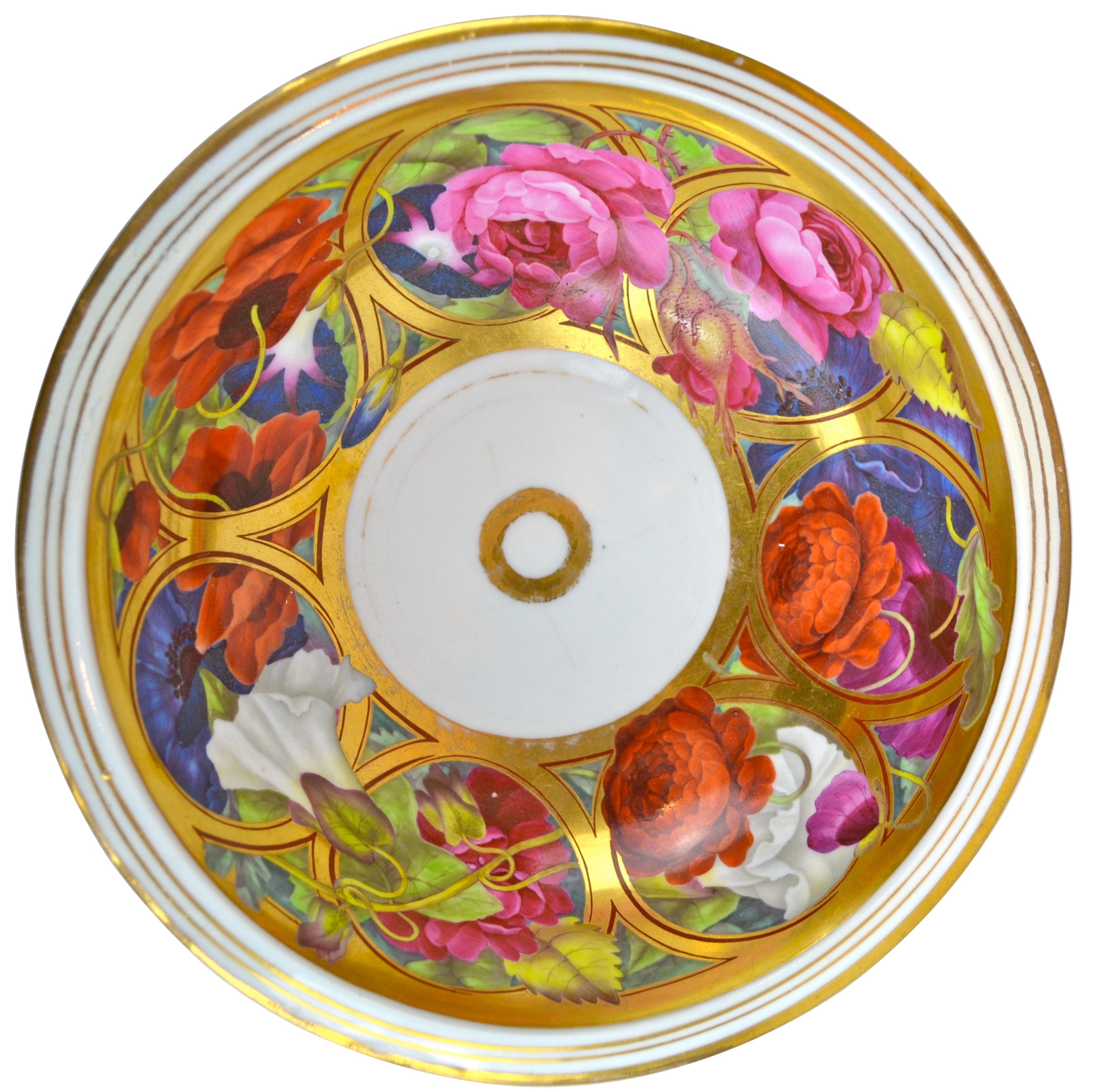Aguamanil y jofaina florales de porcelana de París en Bueno estado para la venta en Vancouver, British Columbia