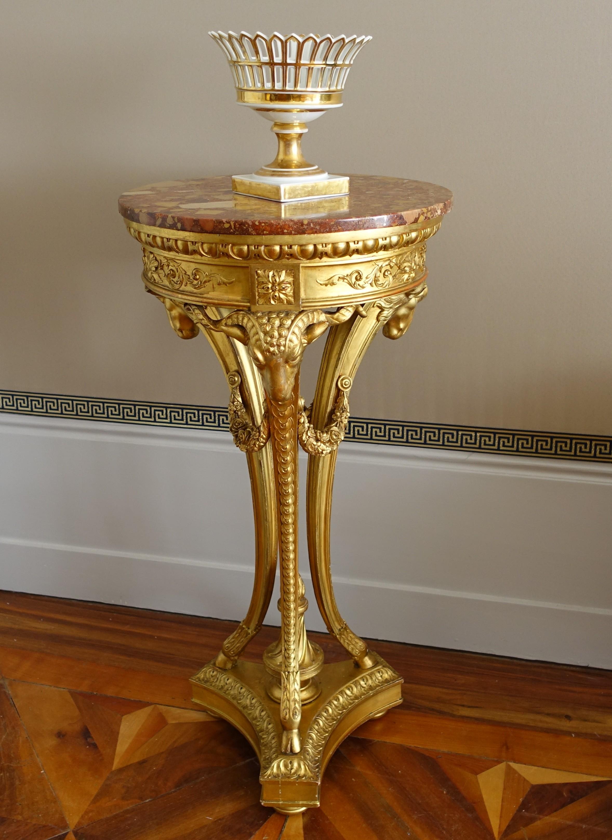 Corbeille à fruits en porcelaine de Paris - début 19ème siècle circa 1830 en vente 6