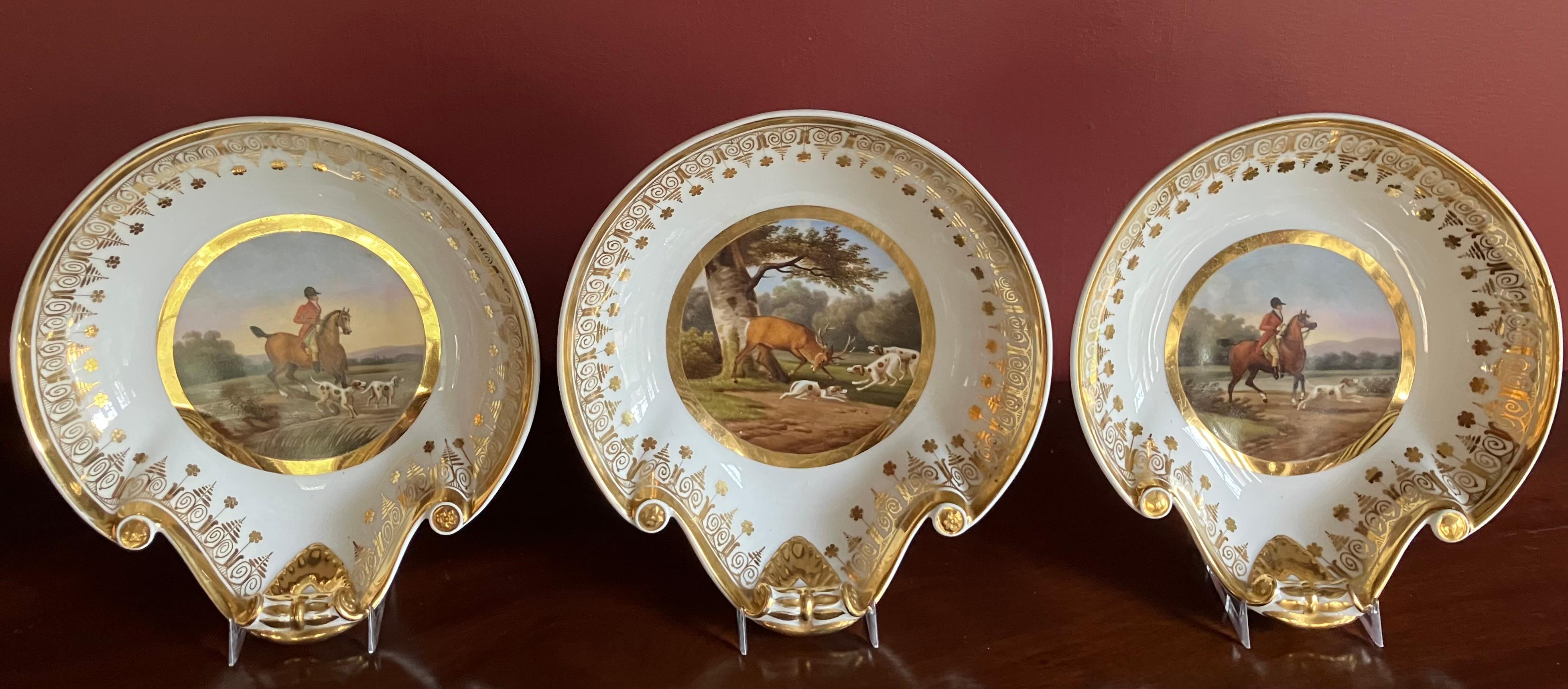 Pariser Porzellan Vergoldetes Jagdservice im Angebot 10