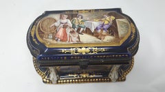 Paris Porcelain Hand-Painted Jewellery Box