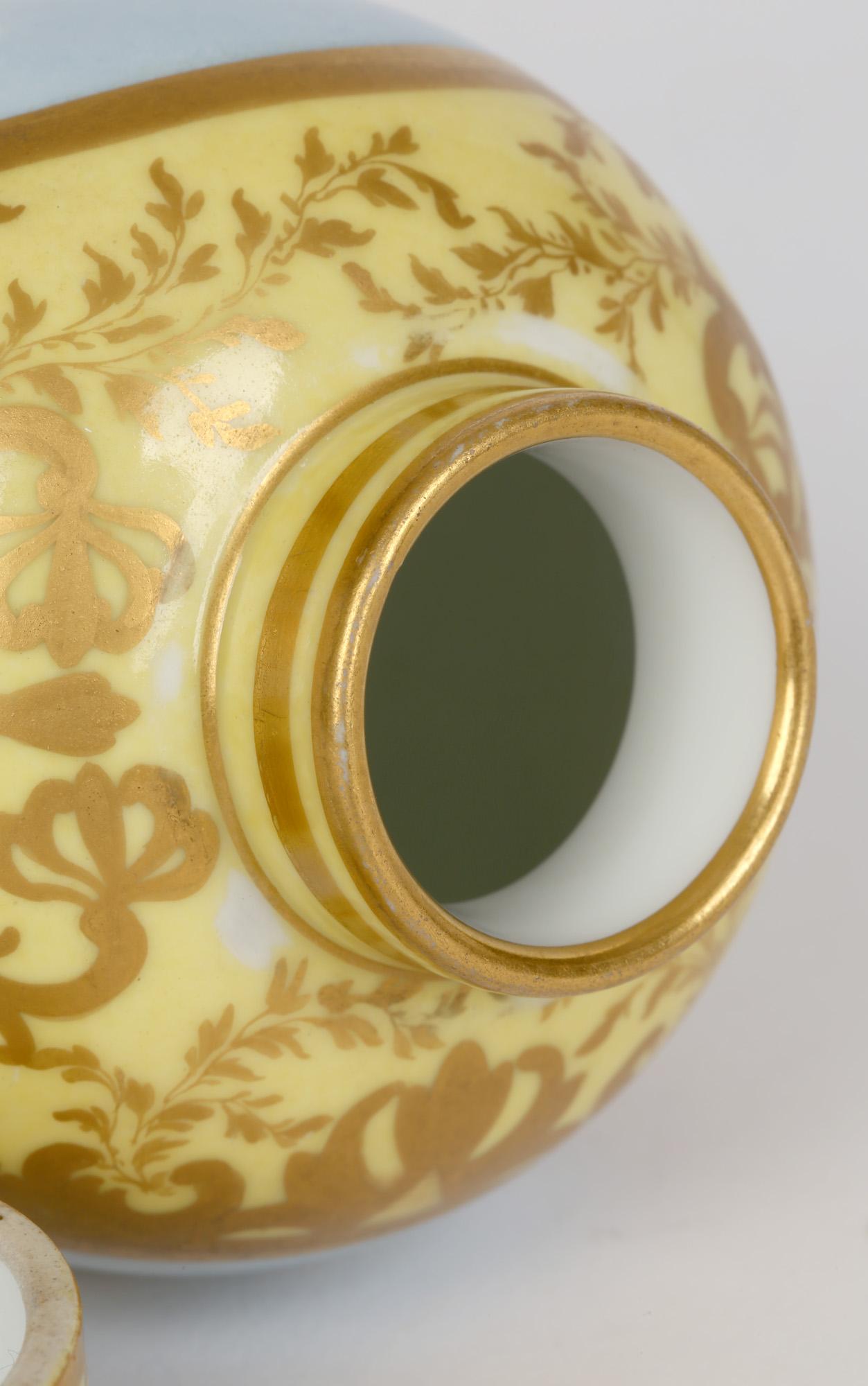 Paris Porcelain Lidded Porcelain Tea Caddy with Scenes of Venice 3