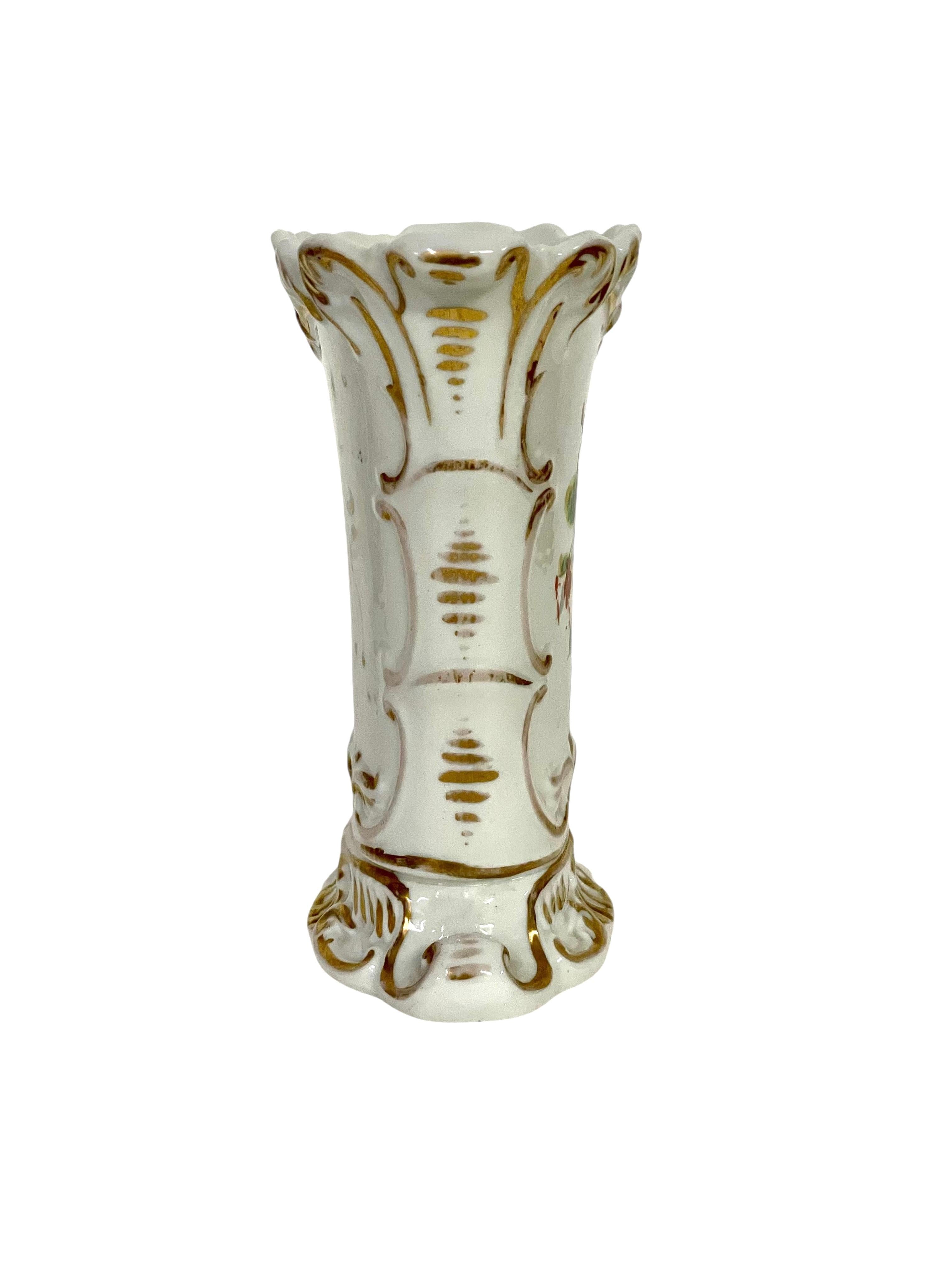 Vaso di porcellana di Parigi del XIX secolo In condizioni buone in vendita a LA CIOTAT, FR