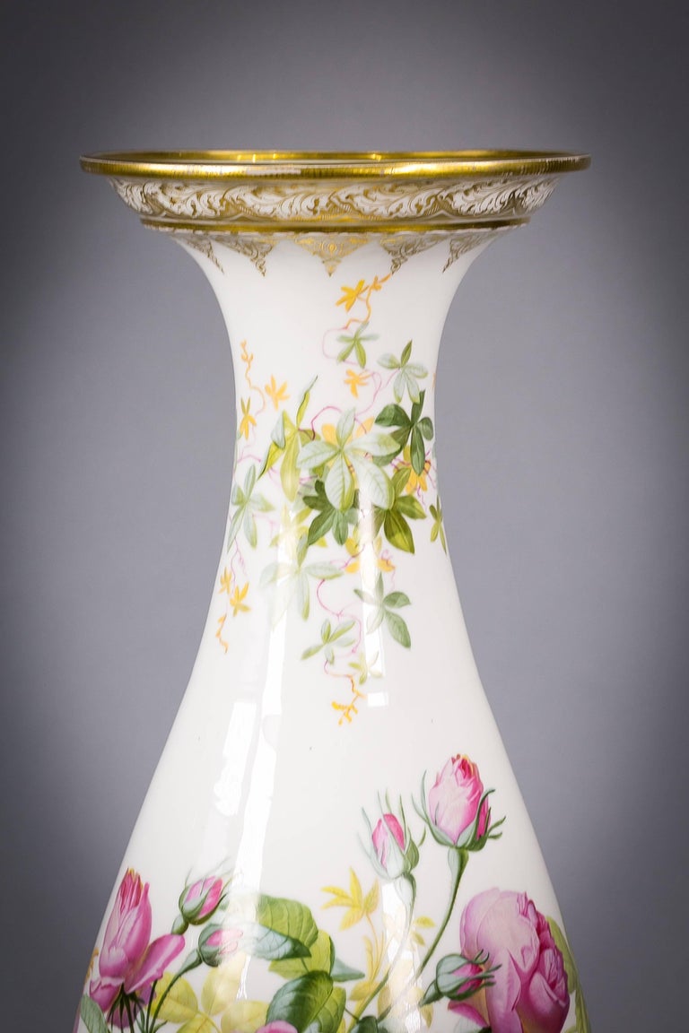 Paris porcelain vase, circa 1840.