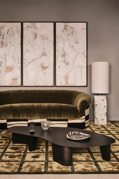 Paris Powder-Coated Steel Low Large Coffee Table by Vogel Studio