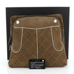 Paris-Salzburg Hunting Backpack Embroidered Iridescent Calfskin Medium