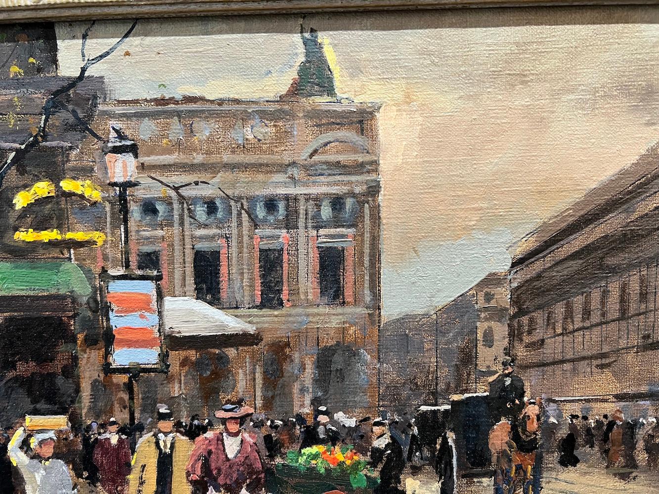 Paris Street Scene In Good Condition For Sale In Houston, TX
