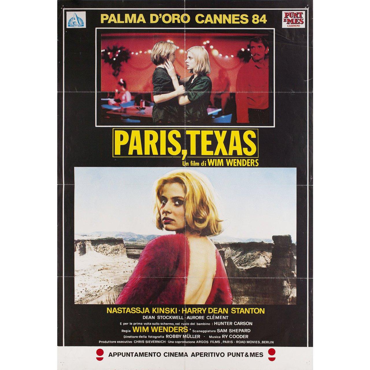 Original 1984 Italian double fotobusta poster for the film Paris, Texas directed by Wim Wenders with Nastassja Kinski / Harry Dean Stanton / Sam Berry / Bernhard Wicki / Dean Stockwell. Very Good condition, folded. Many original posters were issued