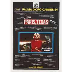 Paris, Texas 1984 Italian Due Fogli Film Poster