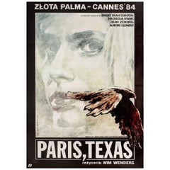 "Paris, Texas" 1985 Polish B1 Film Poster