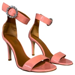 Paris Texas Rosa Paten Leder Strass Hohe Sandalen IT 38.5