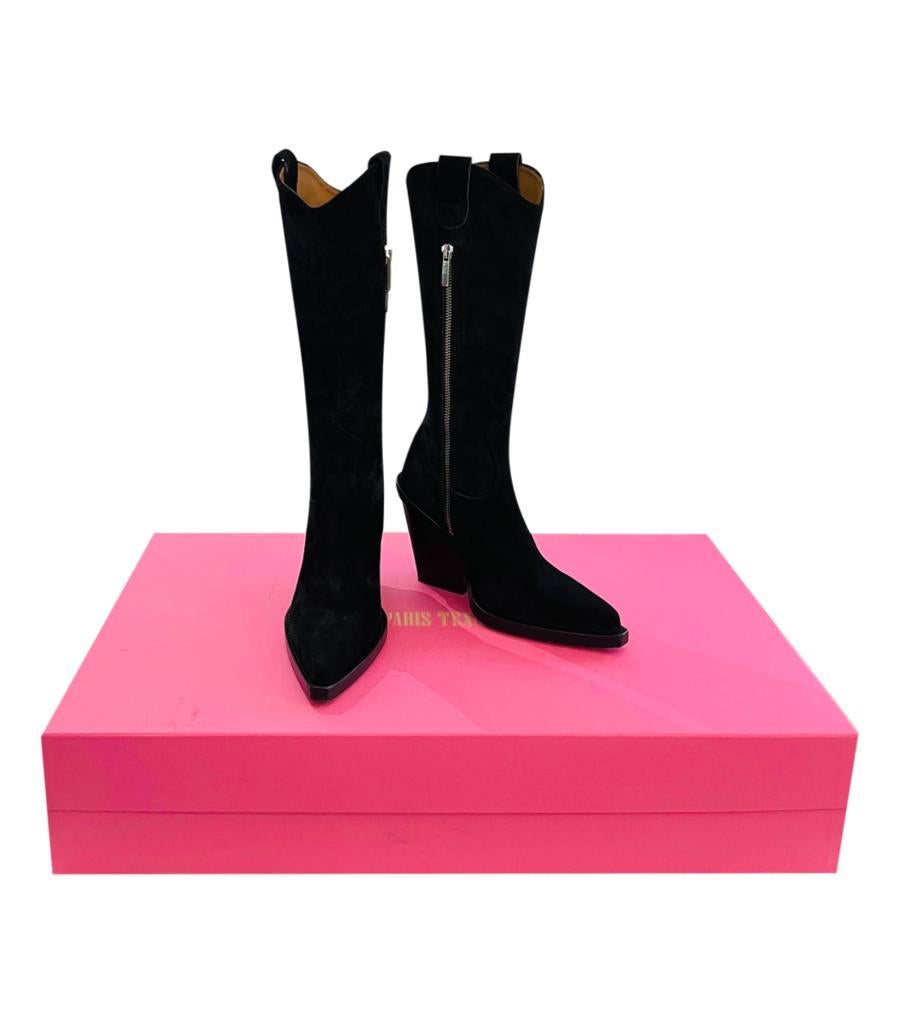 Paris Texas Suede Knee-High Boots For Sale 2