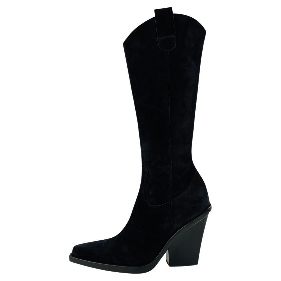 Paris Texas Suede Knee-High Boots For Sale