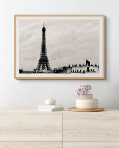 Paris Tour Eiffel Afternoon Tag 'Eiffel Tower' By Marcus Tremonto Framed Edition