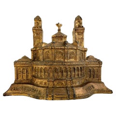 Paris Trocadero Palace Souvenir Building Architectural Model vintage France 1930