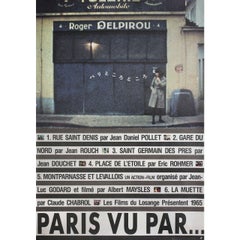 "Paris vu par" R1980s Japanese B5 Chirashi Flyer