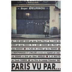 "Paris vu par" R1980s Japanese B5 Chirashi Flyer