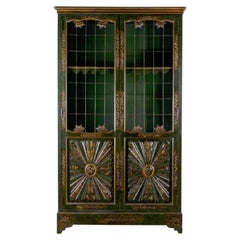 Parish-Hadley Chinoiserie Lacquered Bookcase