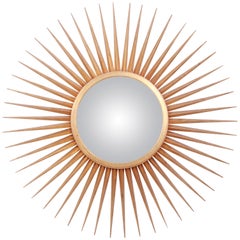 Parish-Hadley for Baker Furniture Gold Gilt Sunburst Convex Mirror