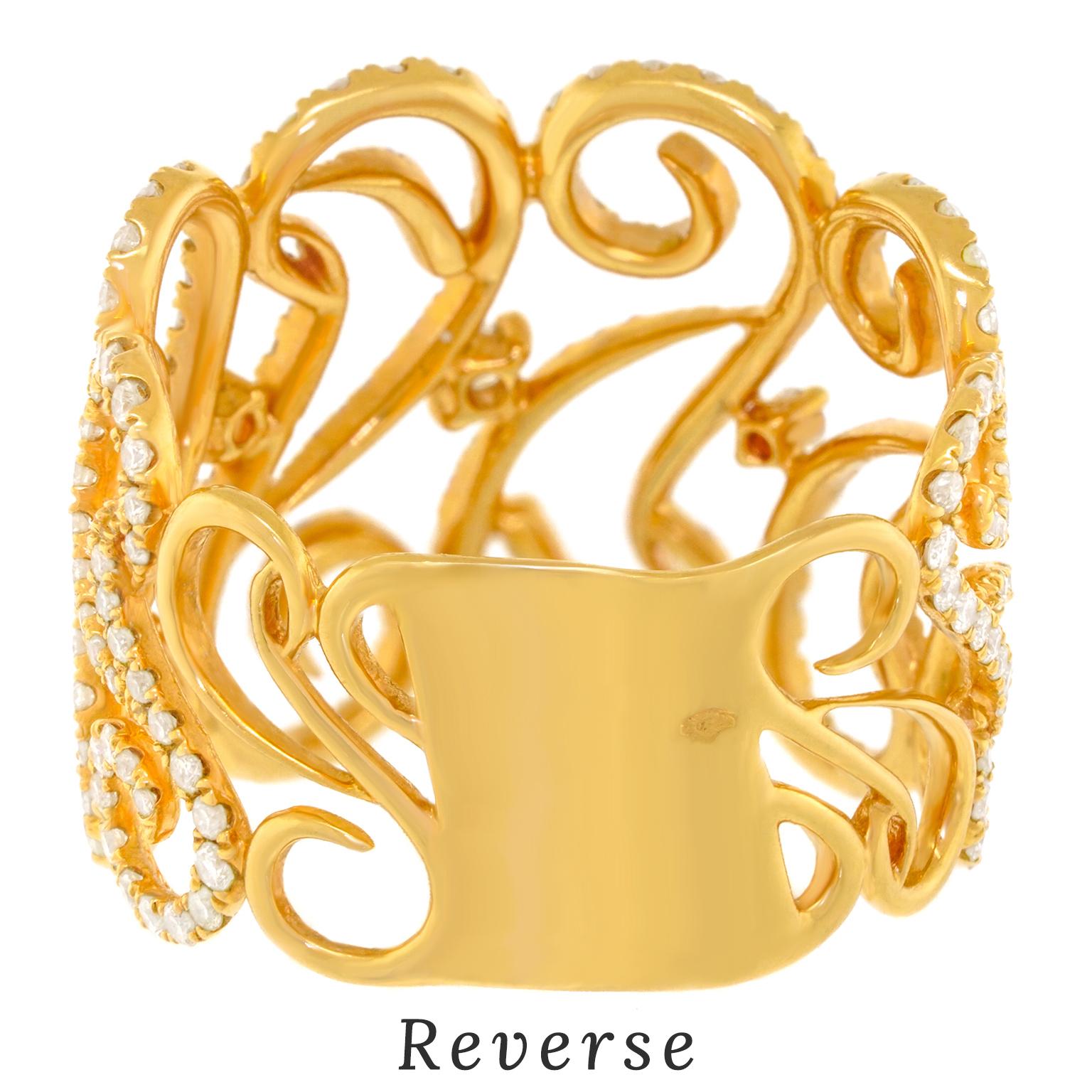 Parisian 18k Gold Fantasy Ring For Sale 5