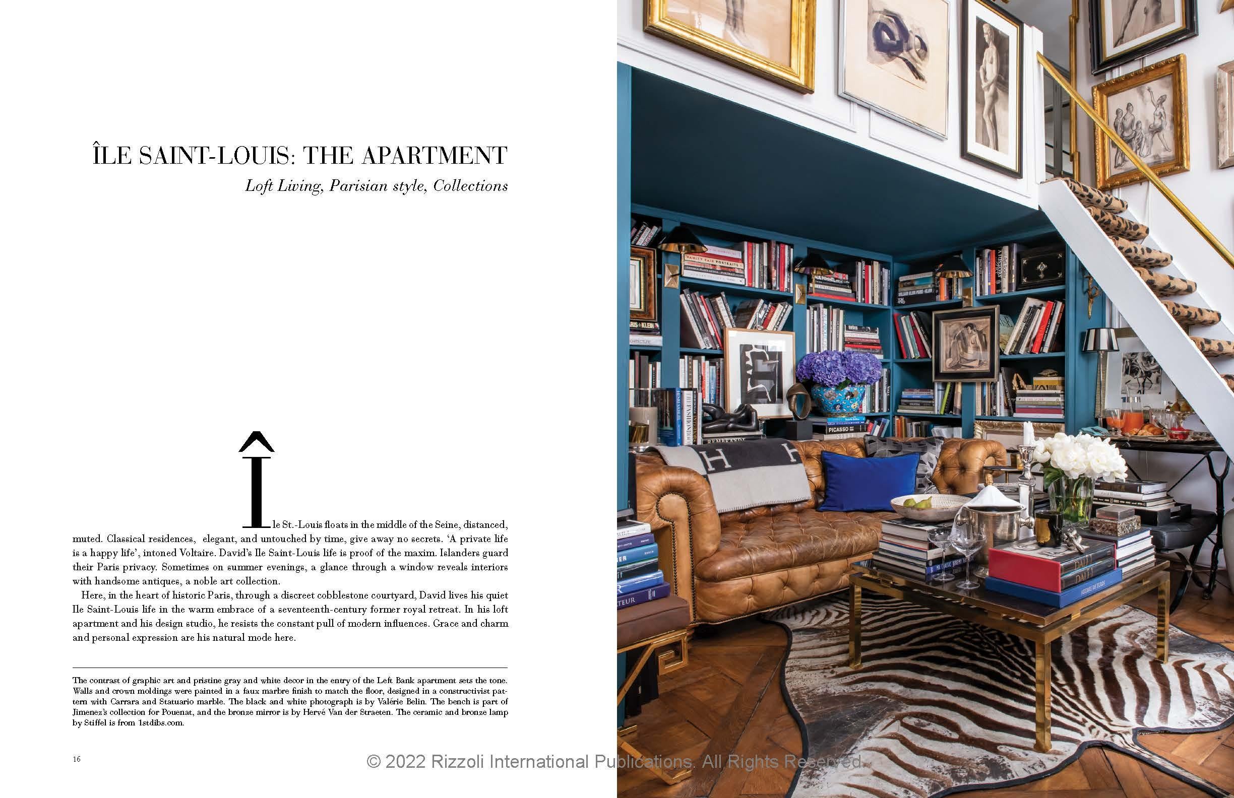 Papier Parisian by Design : Interiors par David Jimenez en vente