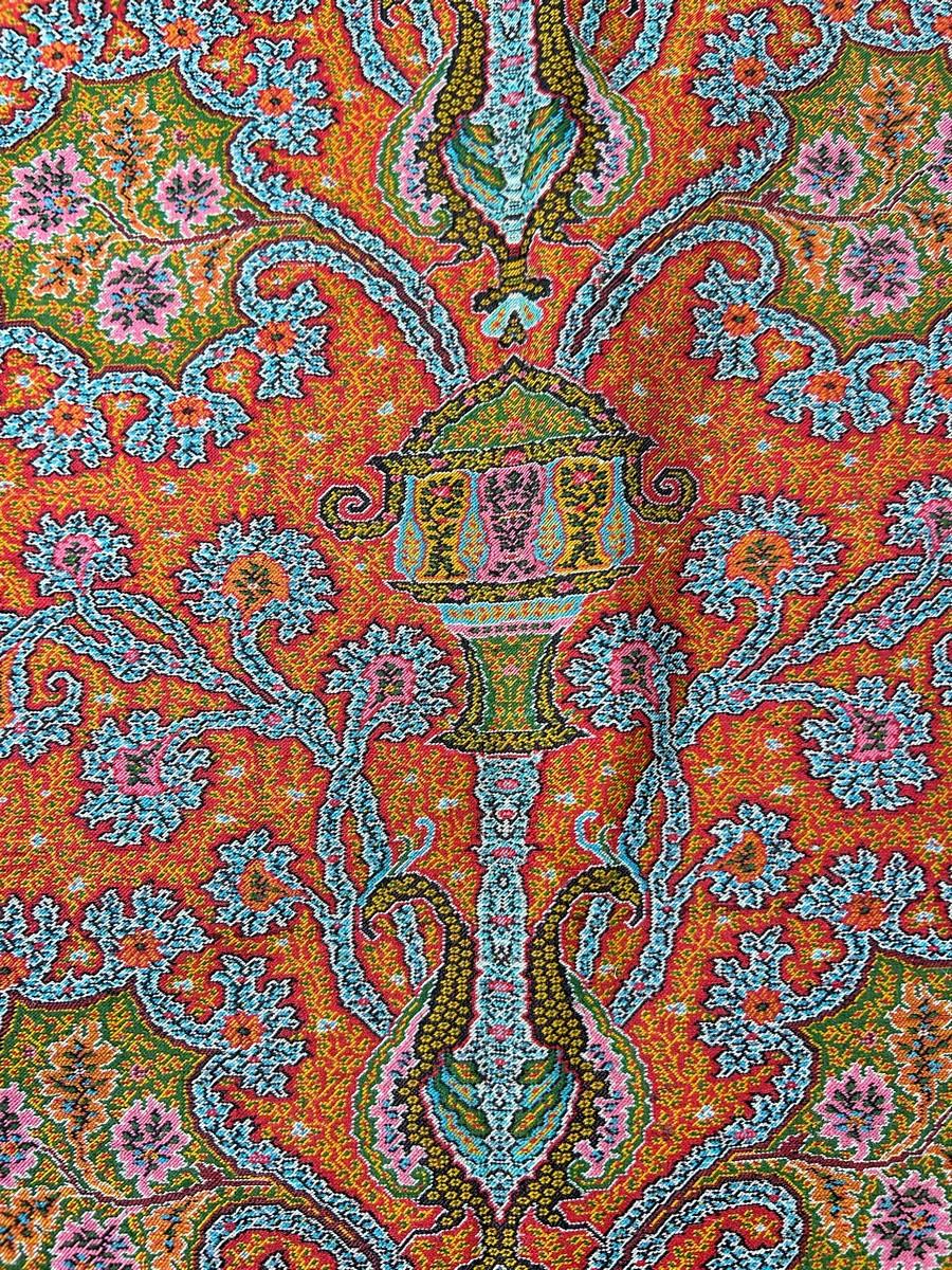 Parisian cashmere Paisley shawl with signature - France Circa 1855 For Sale 7