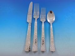 Ensemble de couverts en acier inoxydable Parisian Garden par Ricci pour 12 personnes, 60 pièces, neuf