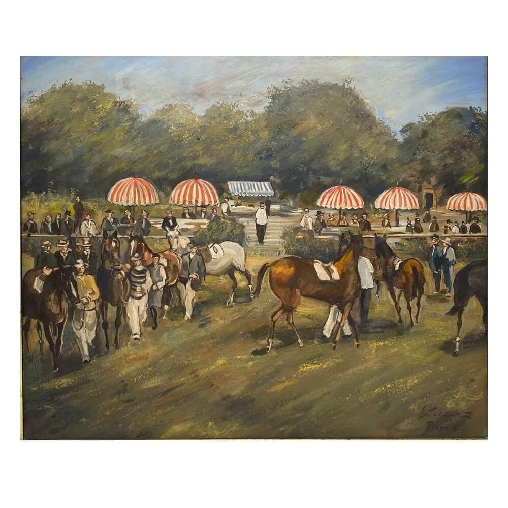 Français Race de chevaux parisienne - 1920  en vente