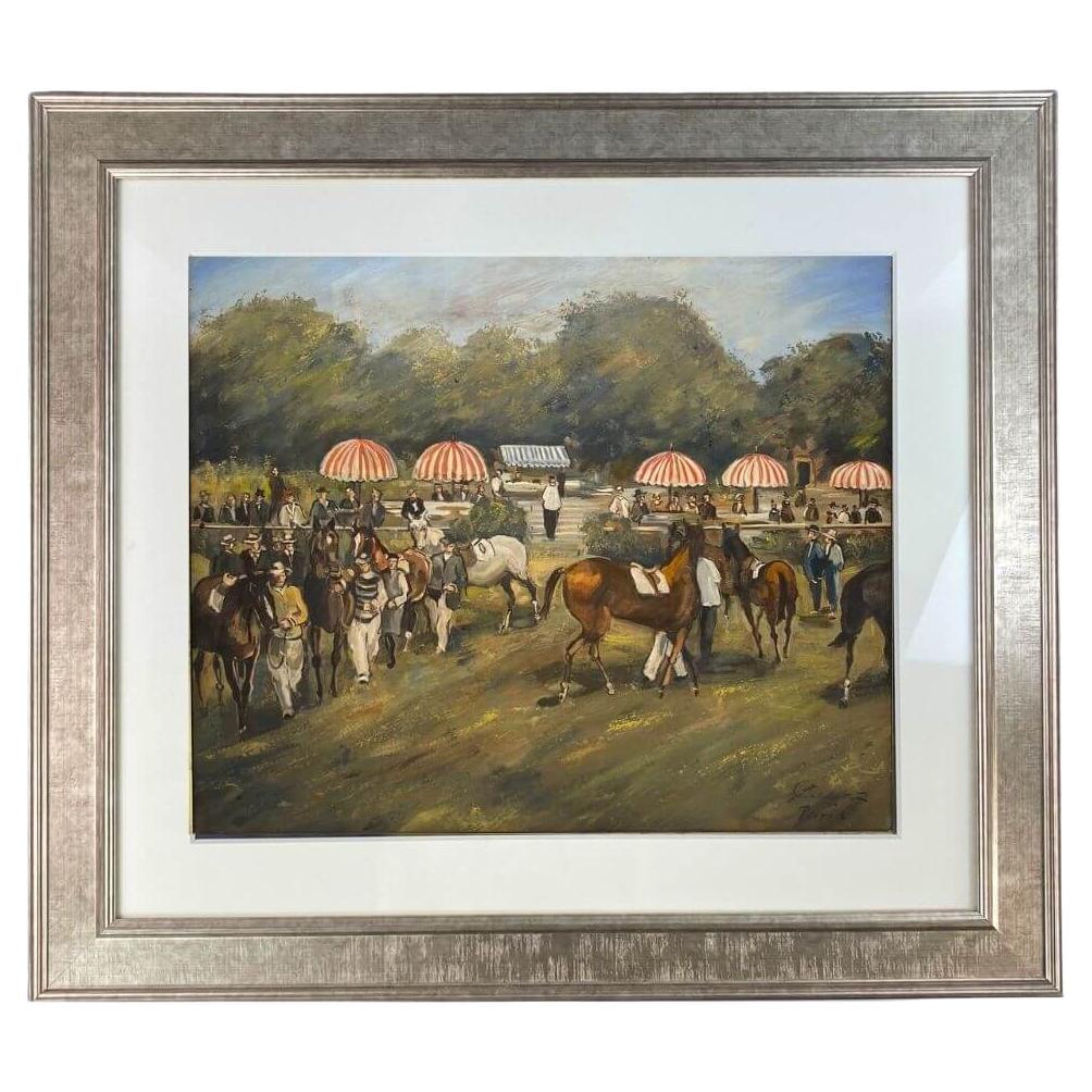 Parisian Horse Race - 1920 -  For Sale