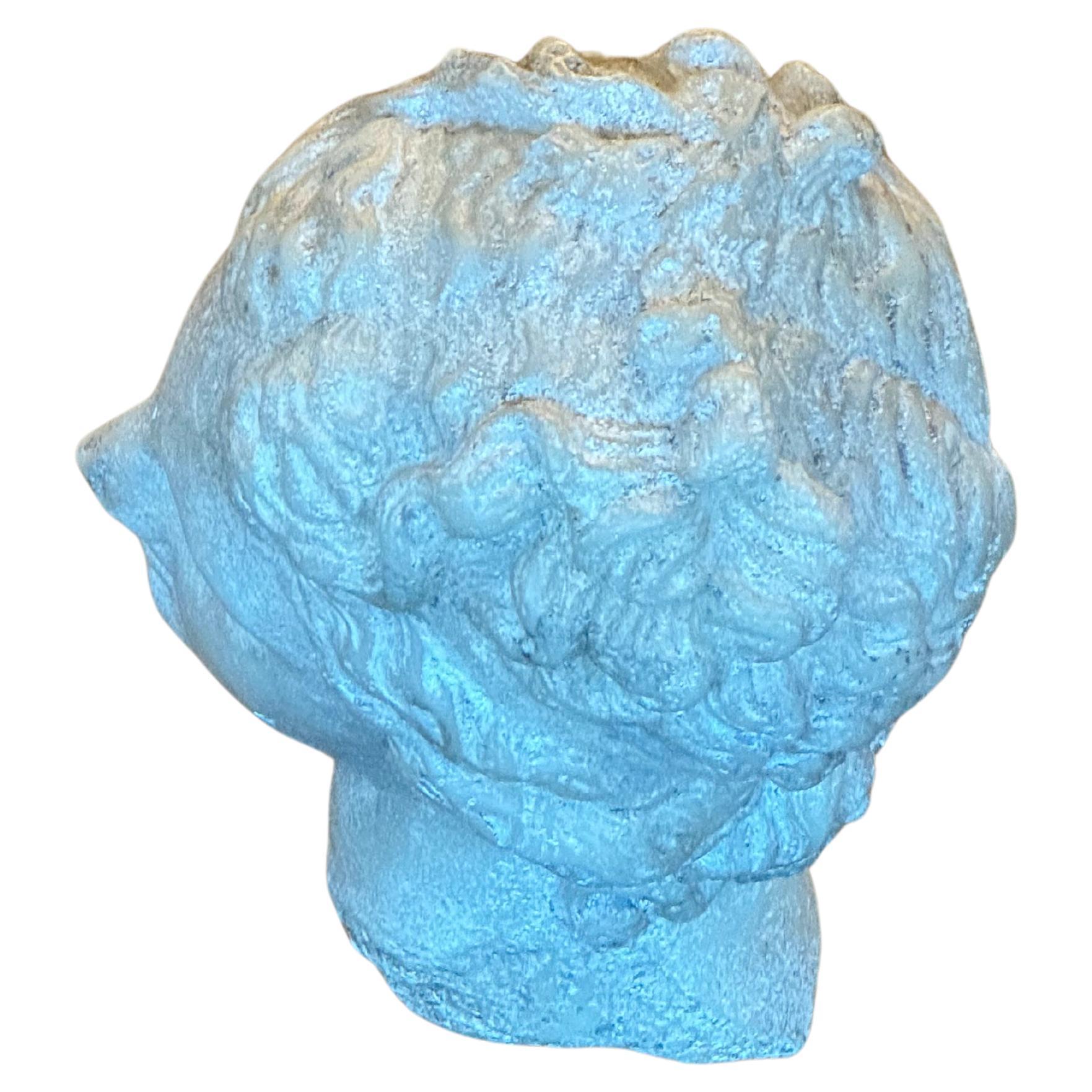 Hand-Crafted Parisian Louis XV Head on Mount For Sale