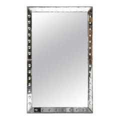 Parisian Mirror with Studded Glass Frame