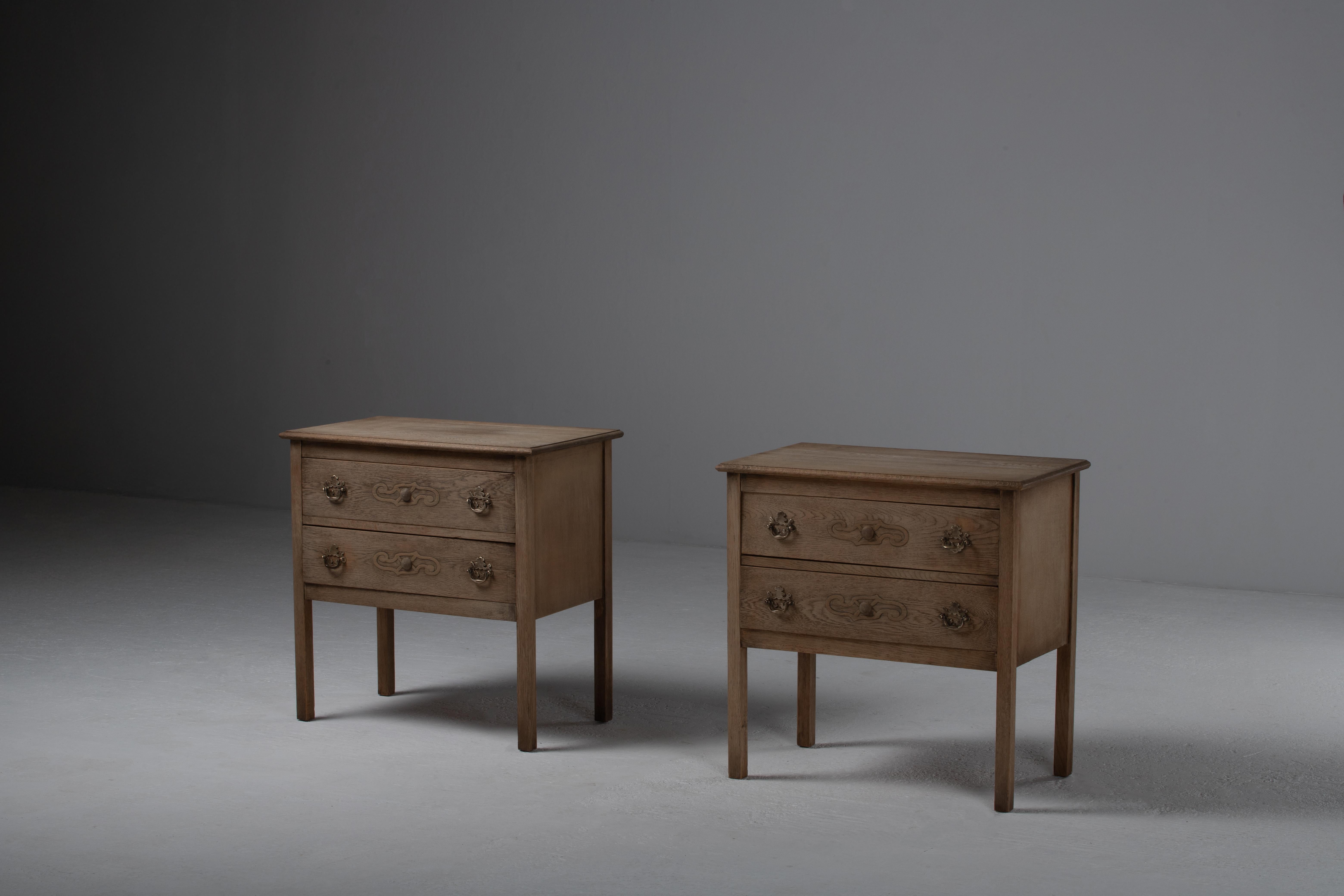 Commodes parigina in Oak, XIX secolo in vendita 4