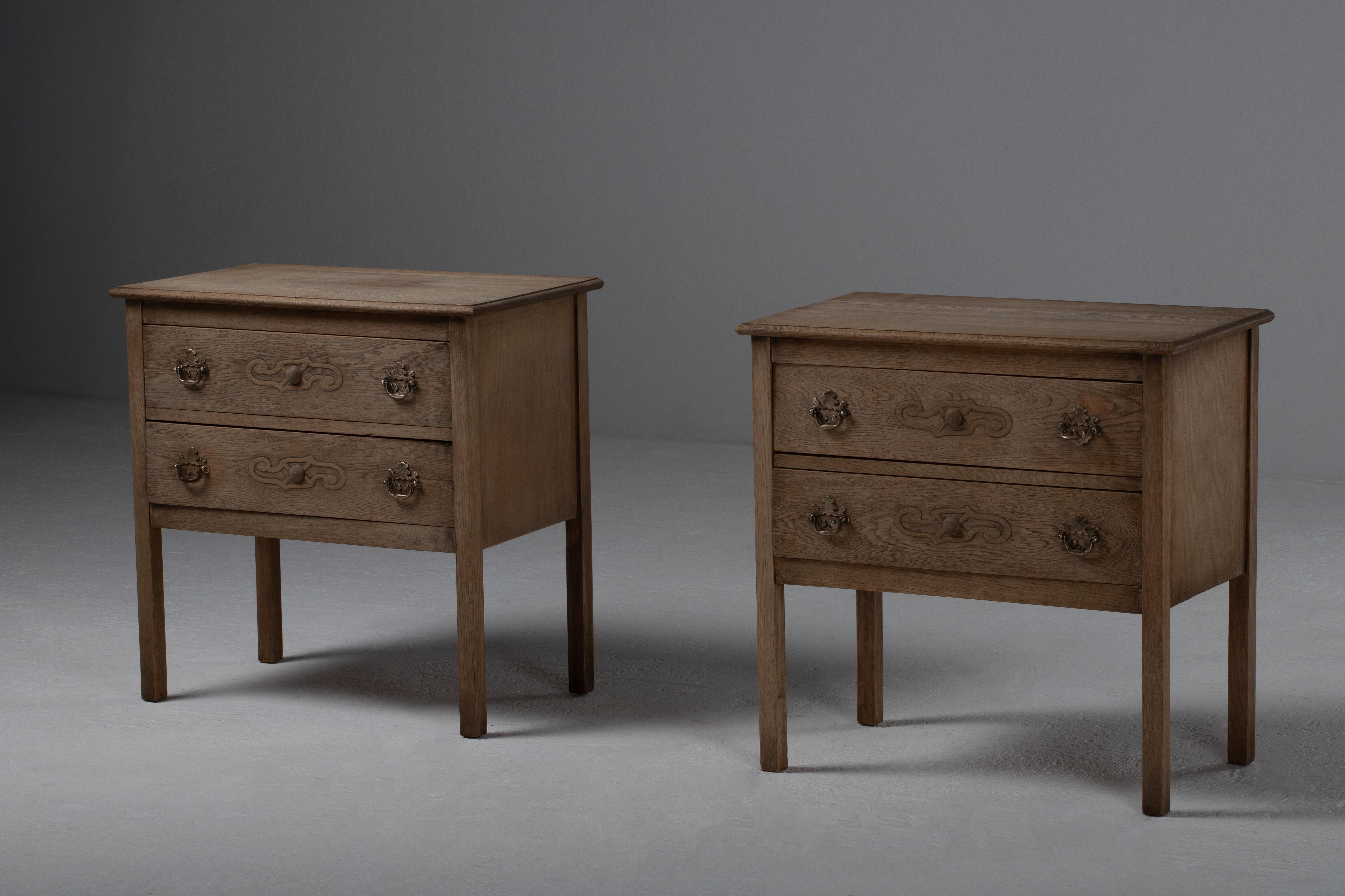 Commodes parigina in Oak, XIX secolo in vendita 2