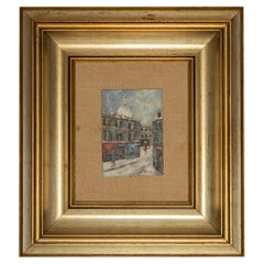 Parisian Post-Impressionist by R. Bosc, Montmartre Scene