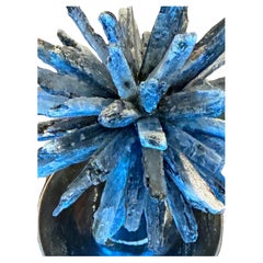 Parisian Smoked Glass Mounted Sculpture