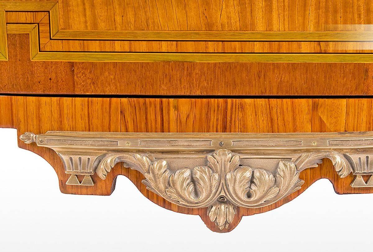 Veneer Parisian Splendor Commode Made of Rosewood For Sale