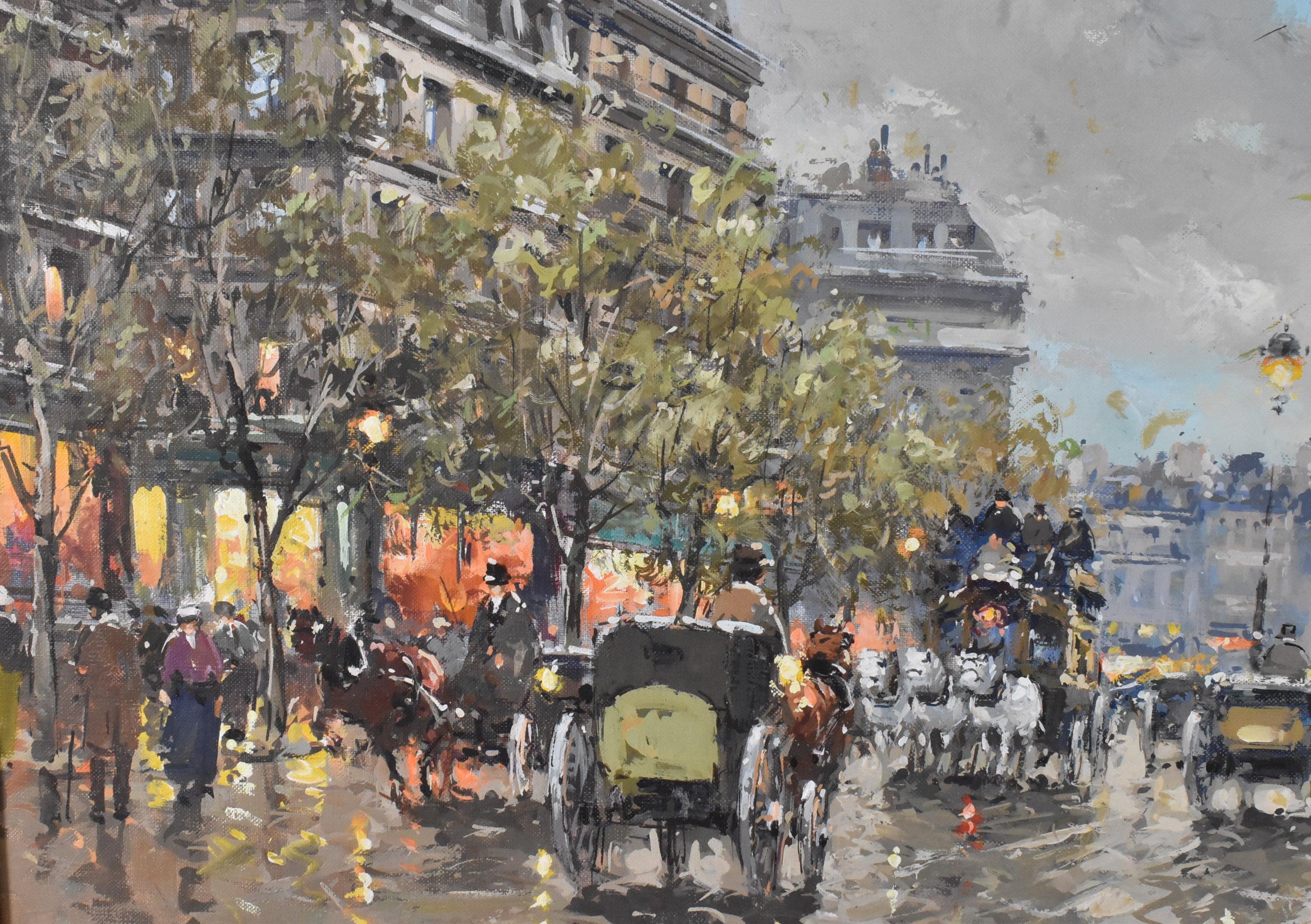 french painter parisian street scenes