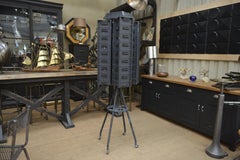 Parisian Swivel Metal Card Display Stand Circa 1960