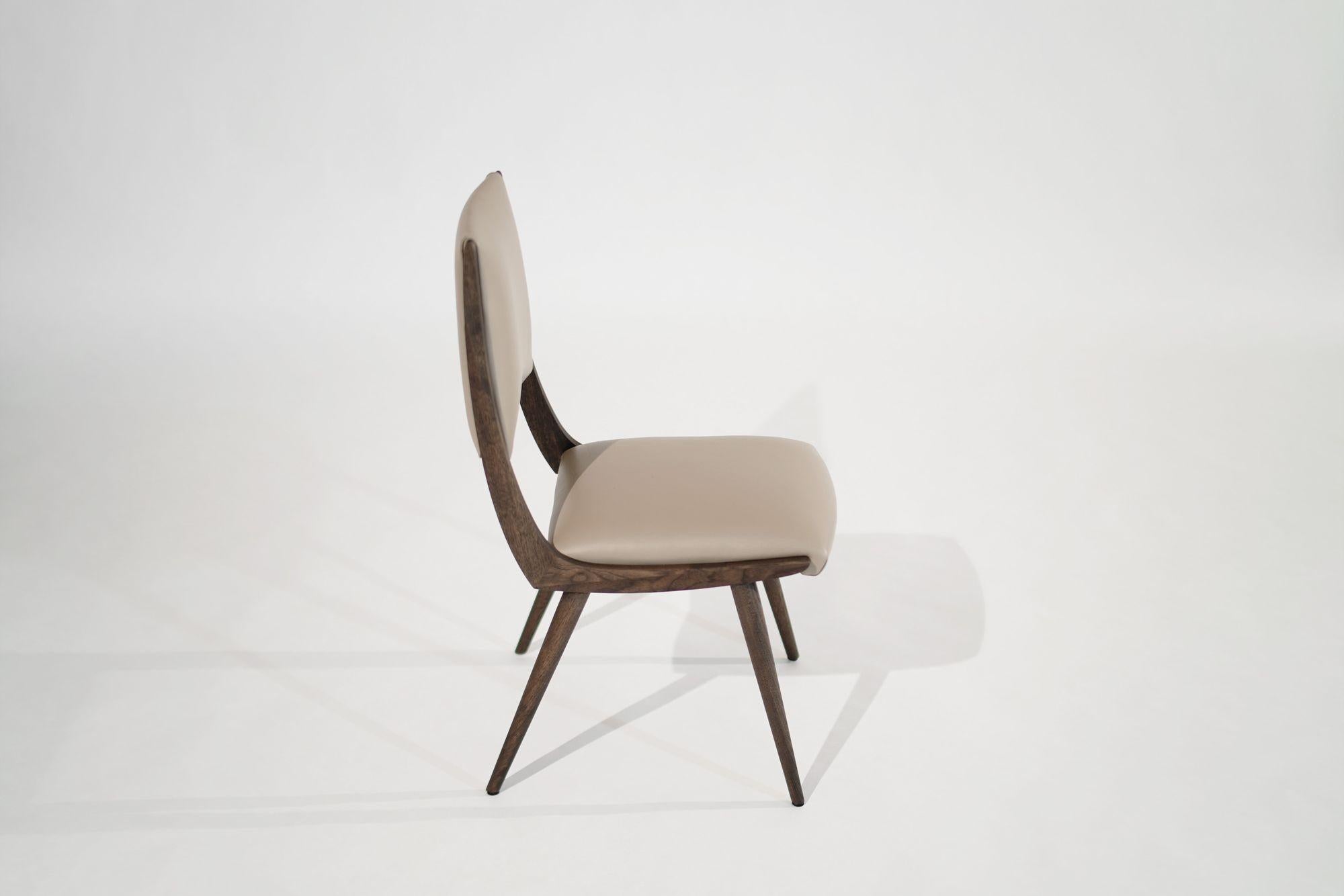Mid-Century Modern Chaise de salle à manger Parisiano en vente