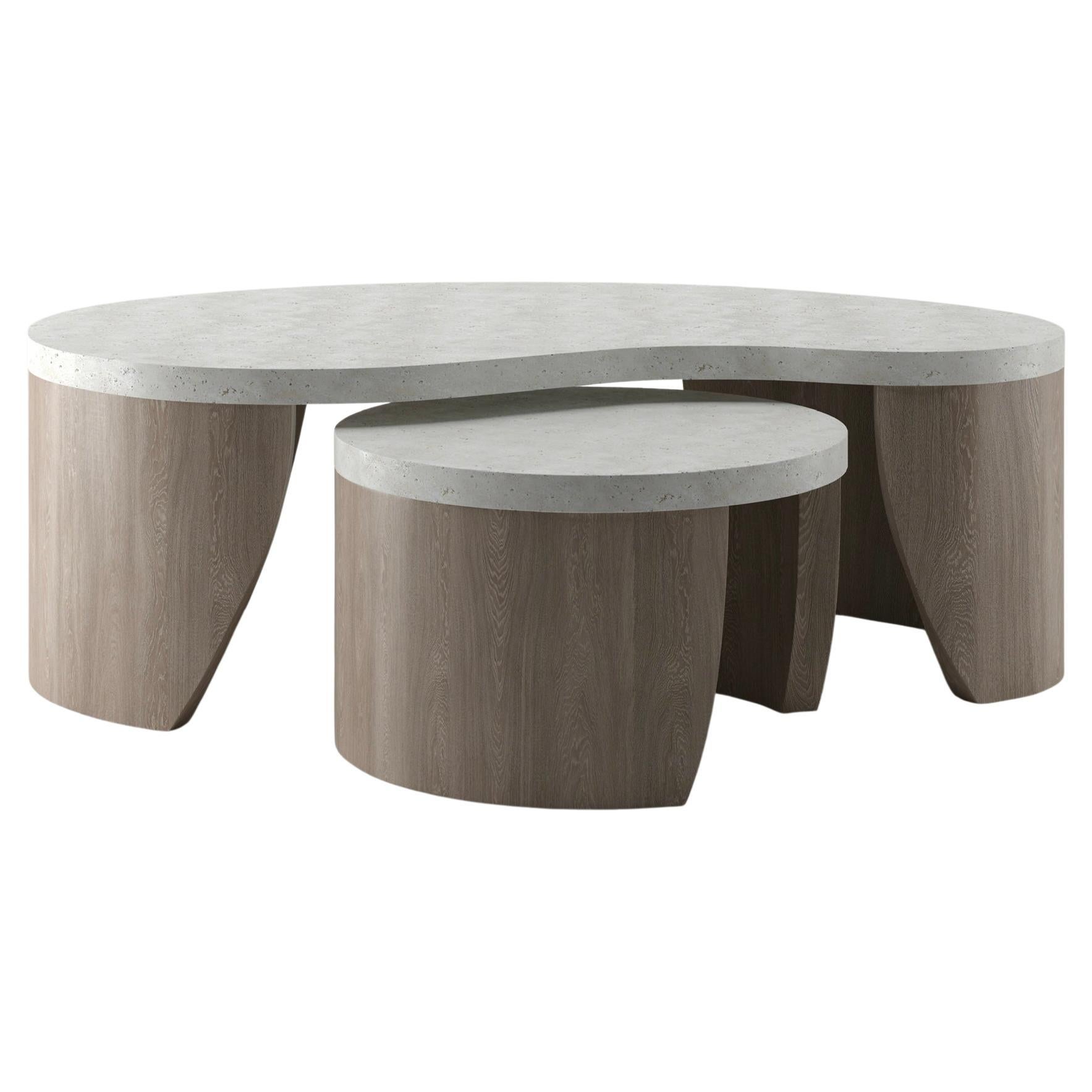 Parisii Essentia, Mesa baja Curves - Lote de dos