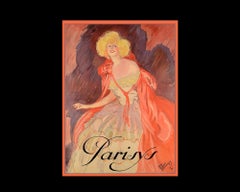 Parisys Champagne, after Belle Époque Oil Painting by Jean-Gabriel Domergue
