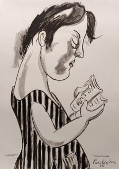 Sin título, Acuarela sobre papel, Conjunto de 2 obras de Paritosh Sen "En Stock"