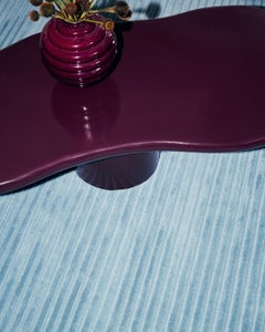 Tapis Park 02 Sky à poils coupés en laine