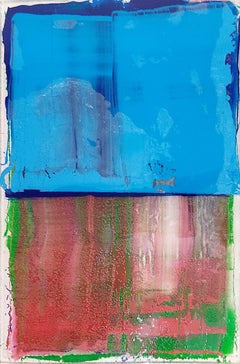 "Transparence, Mélange de bleus" by Park Byung-Hoon (23.6x16in), 2022