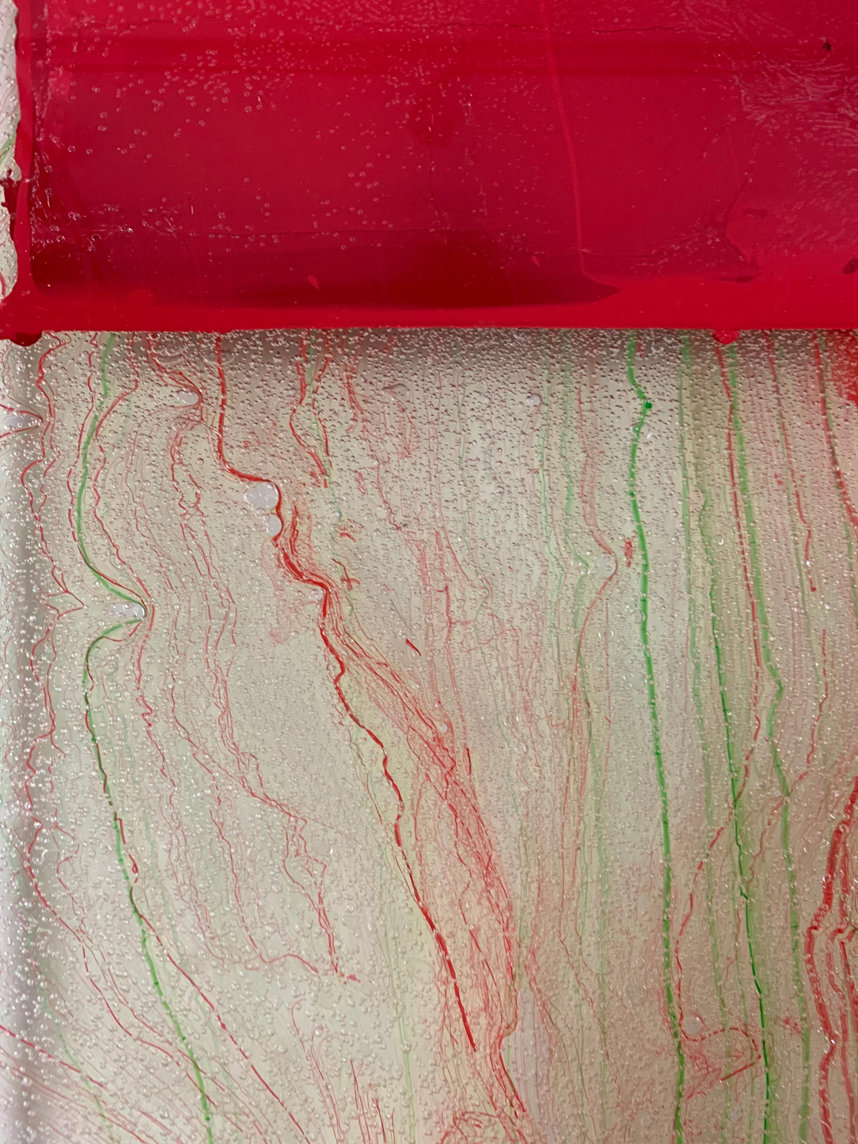 « Transparence rouge 2 », peinture de Park Byung-Hoon (23.6x16), 2022 en vente 2